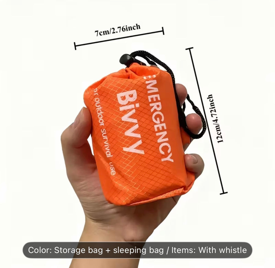 2pcs Sleeping Bivy Sacks with Reflective Blanket