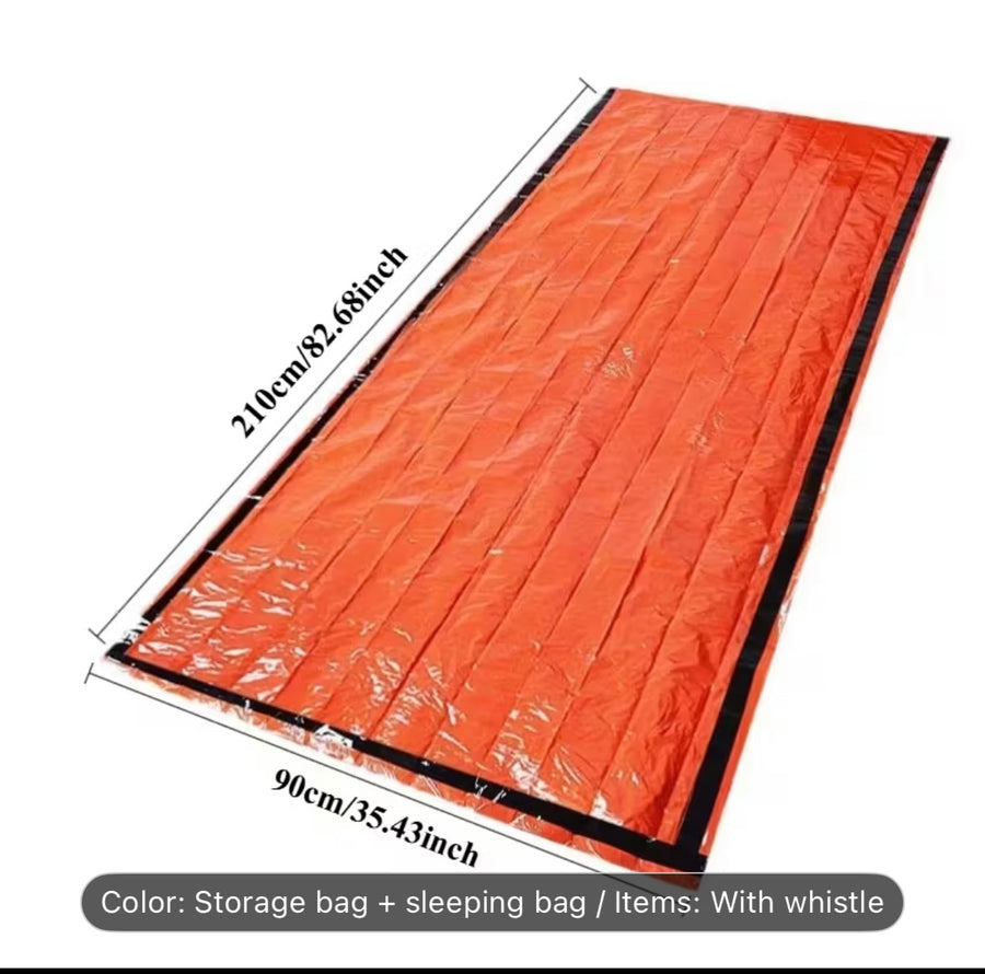 2pcs Sleeping Bivy Sacks with Reflective Blanket