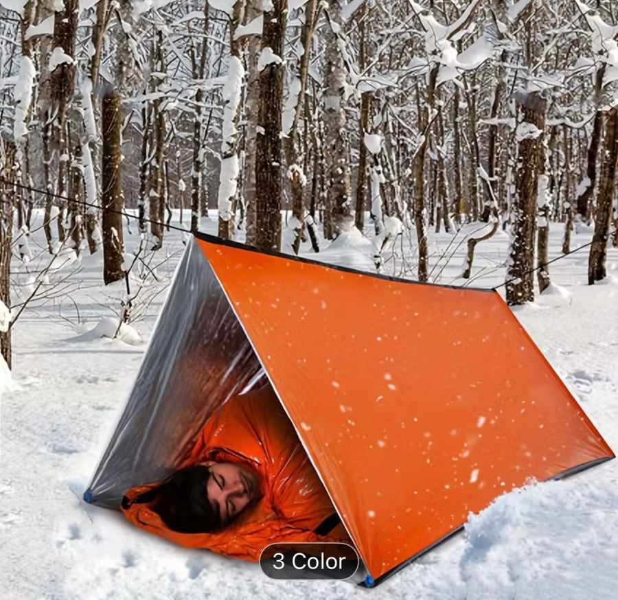 2pcs Sleeping Bivy Sacks with Reflective Blanket