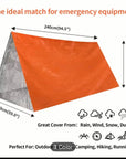 ⛺ 2-Person Emergency Survival Tent – Stay Warm, Stay Safe 🛡️