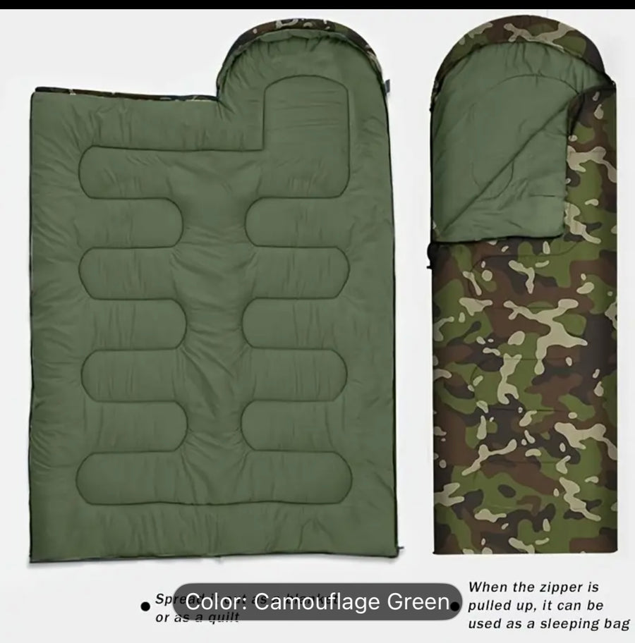1-Person Camouflage Sleeping Bag