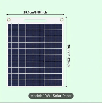 Solar Panel with USB Port 10W