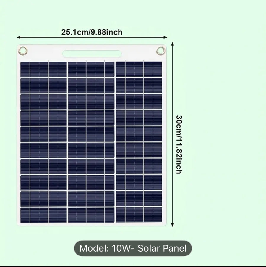 Solar Panel with USB Port 10W