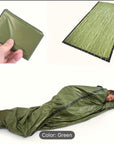 2pcs Sleeping Bivy Sacks with Reflective Blanket