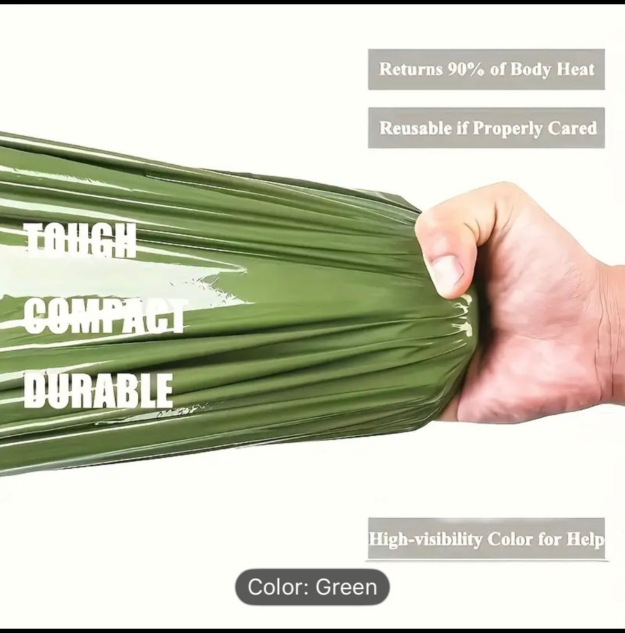 2pcs Sleeping Bivy Sacks with Reflective Blanket