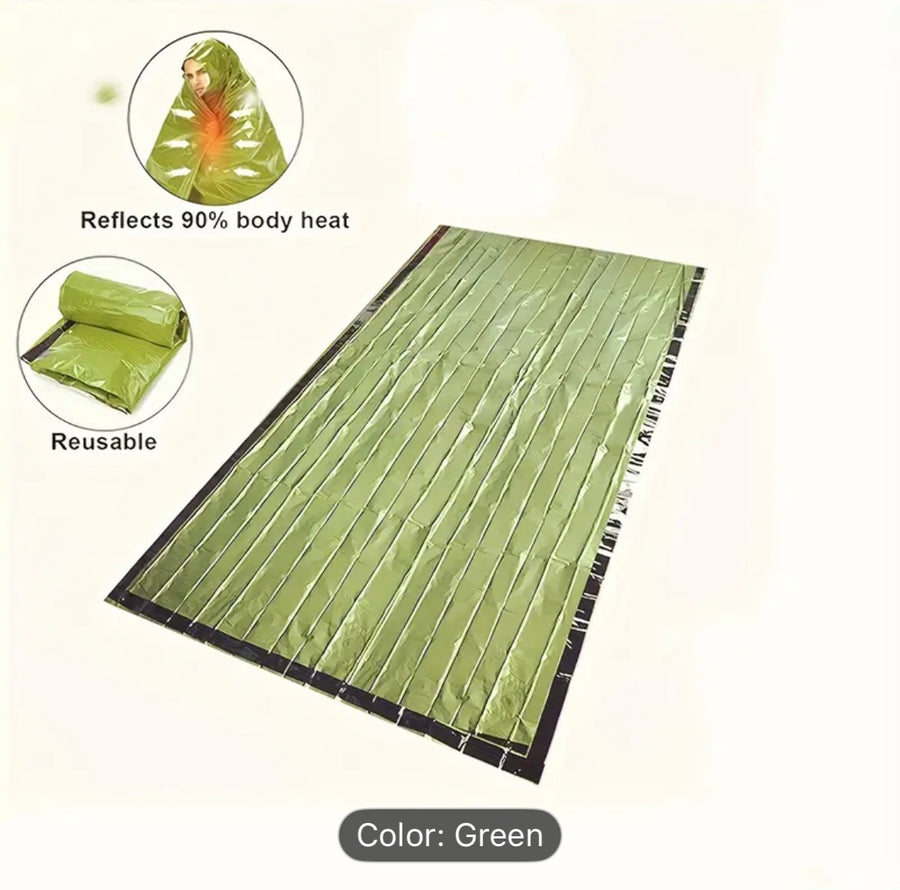 2pcs Sleeping Bivy Sacks with Reflective Blanket