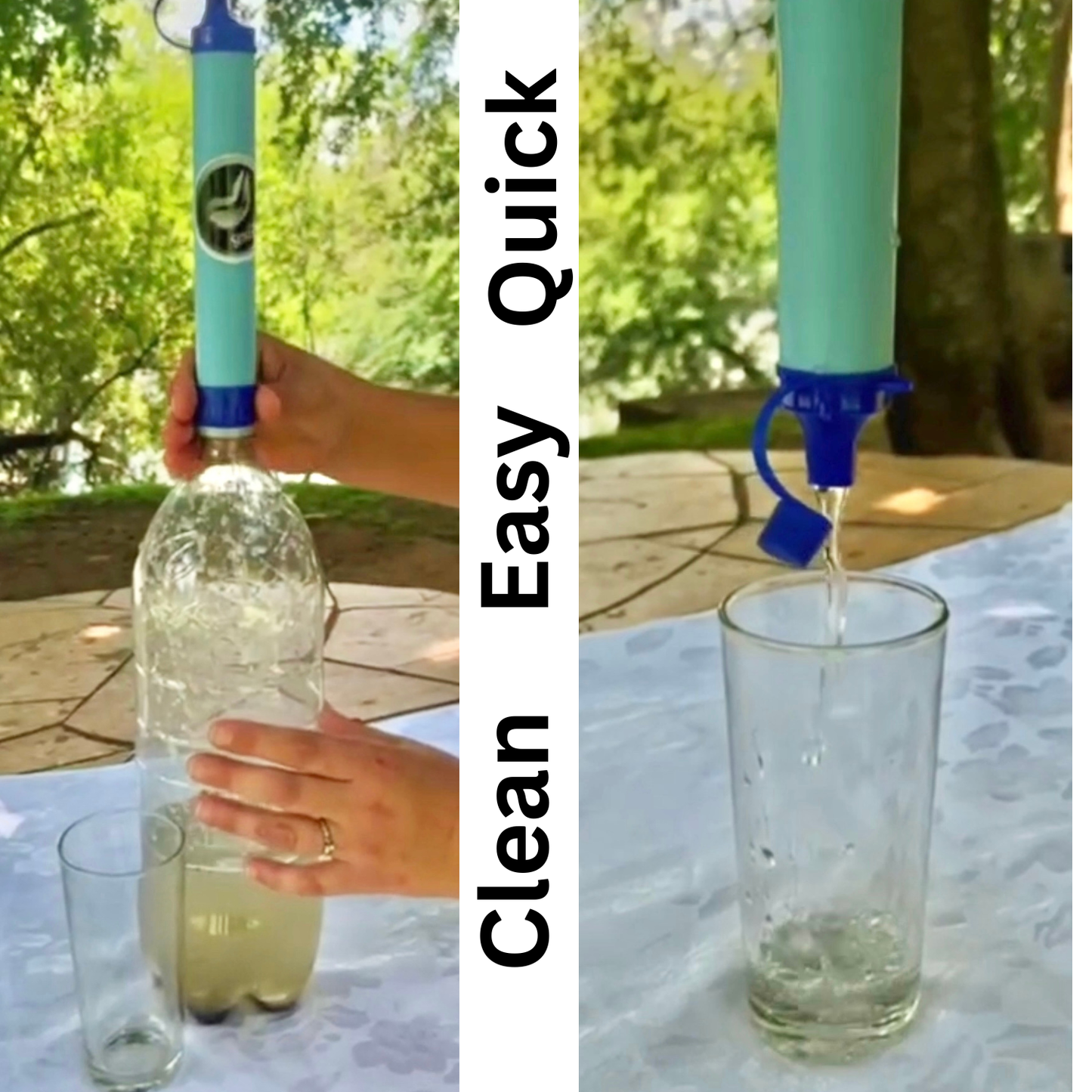 Sensii Personal Water Filter LifeStraw - Lightweight Purifier for Clean Drinking Water