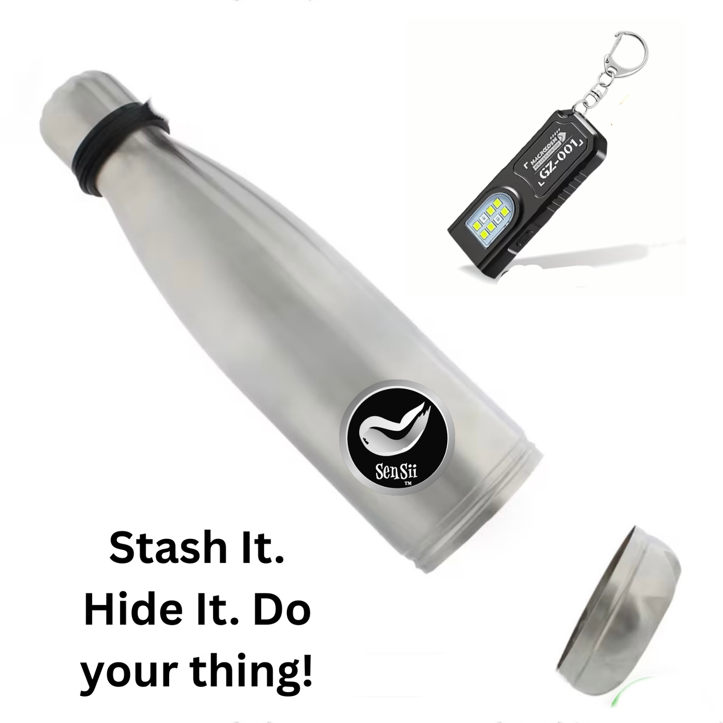 Store Cash, Jewelry of other items in Stealth Hydration Bottle