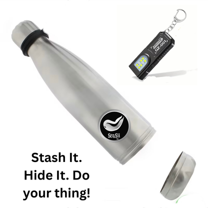Store Cash, Jewelry of other items in Stealth Hydration Bottle