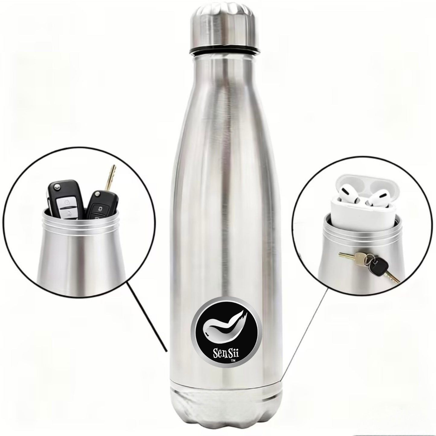 Store Cash, Jewelry of other items in Stealth Hydration Bottle