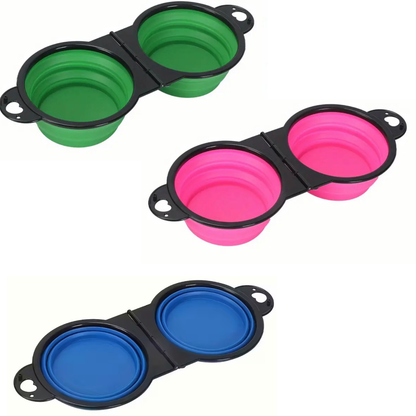 Foldable 2-in-1 Pet Bowl – Also Ideal as a Kids’ Snack Holder