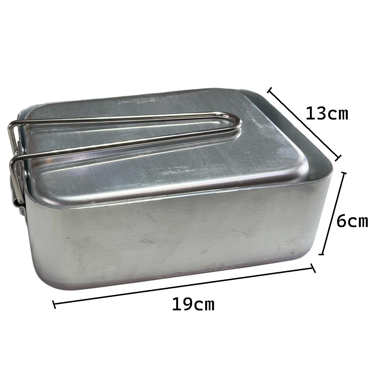SenSii Aluminium Dixie Mess Tin with Folding Handle – Lightweight Camping & Outdoor Cook Set