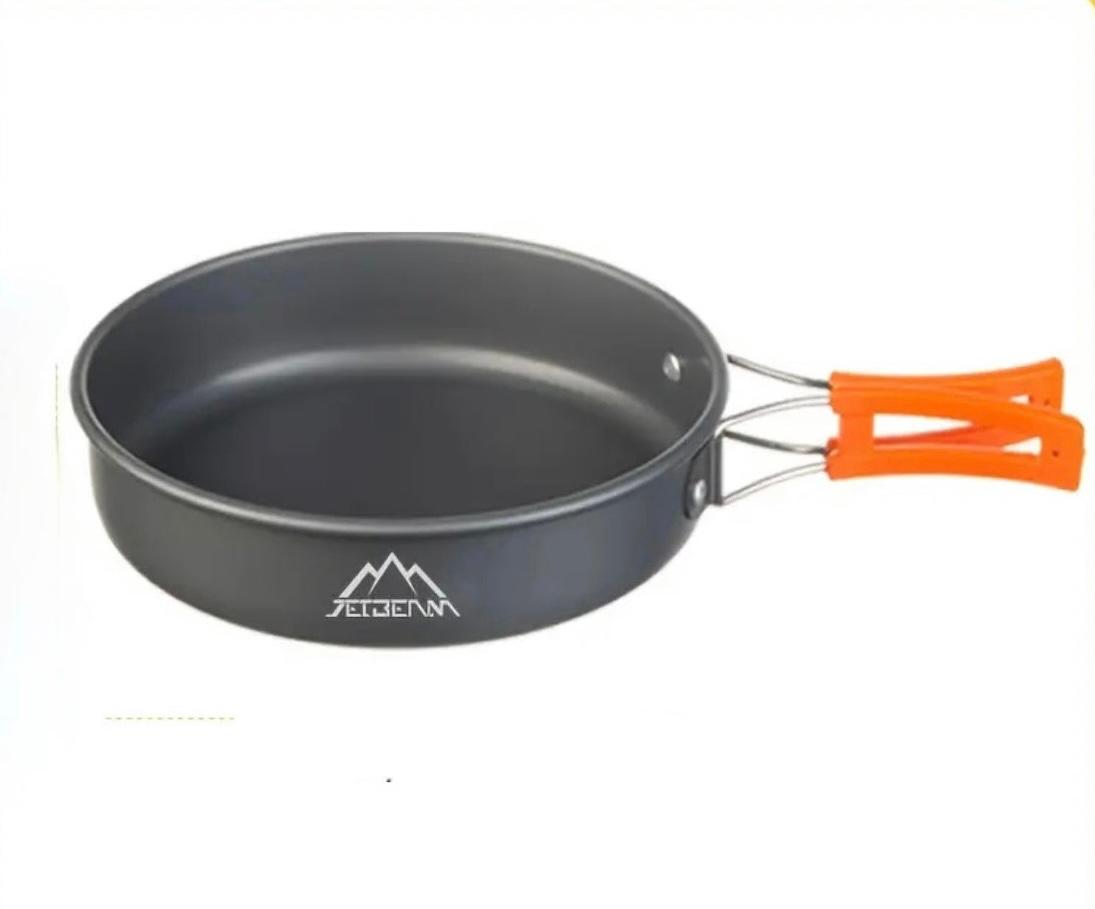 Jetbeam Outdoor Camping Frying Pan – Pre-Seasoned & Ready to Cook