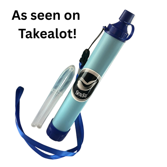 Sensii Personal Water Filter LifeStraw - Lightweight Purifier for Clean Drinking Water