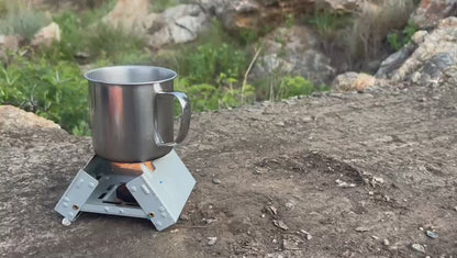Pocket Stove with 2 Solid Fuel Tablets