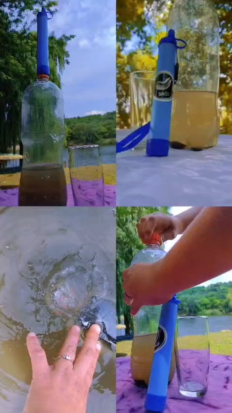 Buy the Combo! Official Personal Water Filter LifeStraw + Tough Carry Case – Clean Water Anywhere!